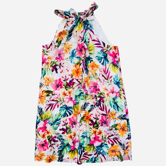 NWT Tommy Bahama Garden of Hope & Courage Floral Silk Halter Dress Size XL - Picture 3 of 8